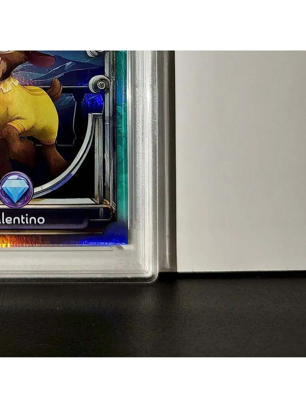 Valentino 2025 Topps Disney Wonder #150 Diamond Card Wish PSA 9